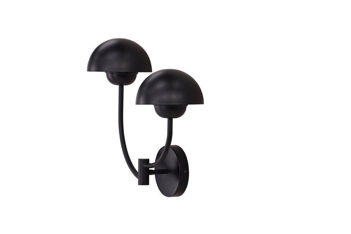 Wall lamp "Noir Duo" – With matte black base