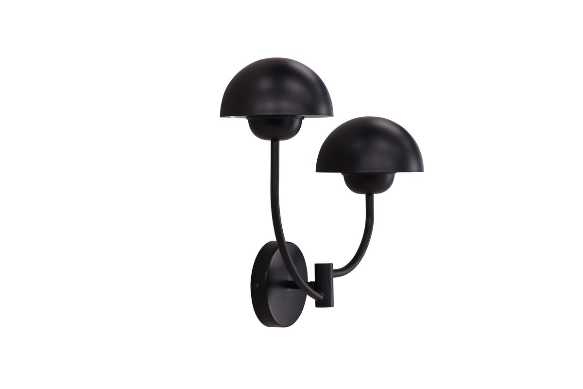 Wall lamp "Noir Duo" – With matte black base