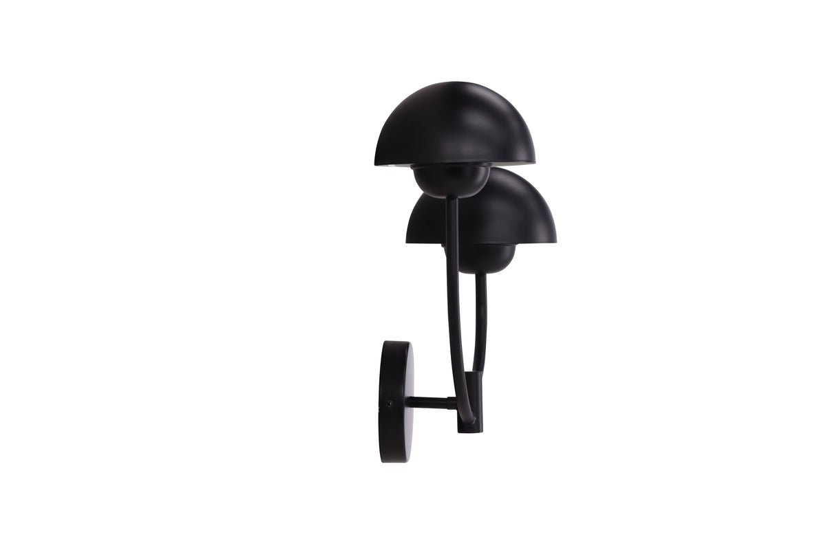 Wall lamp "Noir Duo" – With matte black base