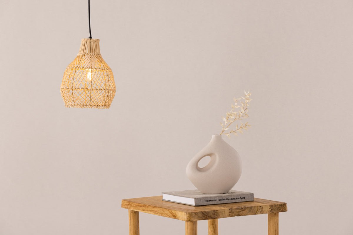 Pendant lamp "Johannesburg" – Made of rattan in natural look