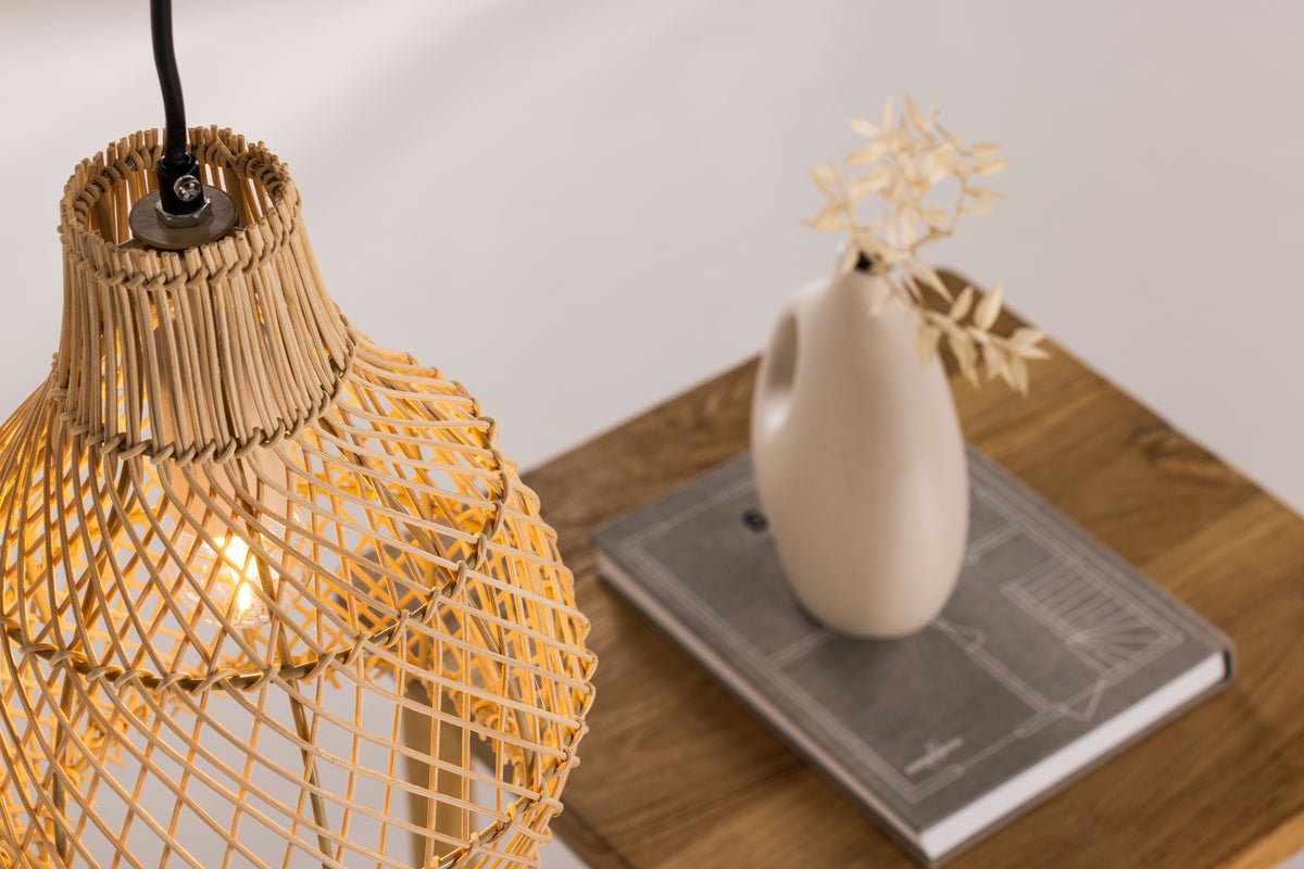 Pendant lamp "Johannesburg" – Made of rattan in natural look