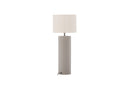 Stehlampe Ravo – Zylindrisches Design in Hellgrau (Höhe 100 cm)