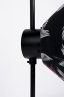 Jaylee floor lamp – made of metal in Black