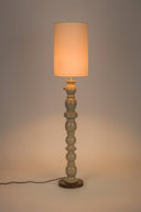 Floor lamp Ebbe – made of ceramic in Beige