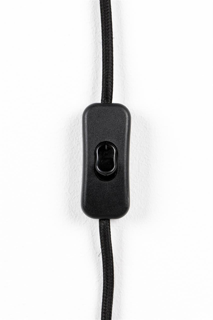 Table lamp Lena – made of metal in Black