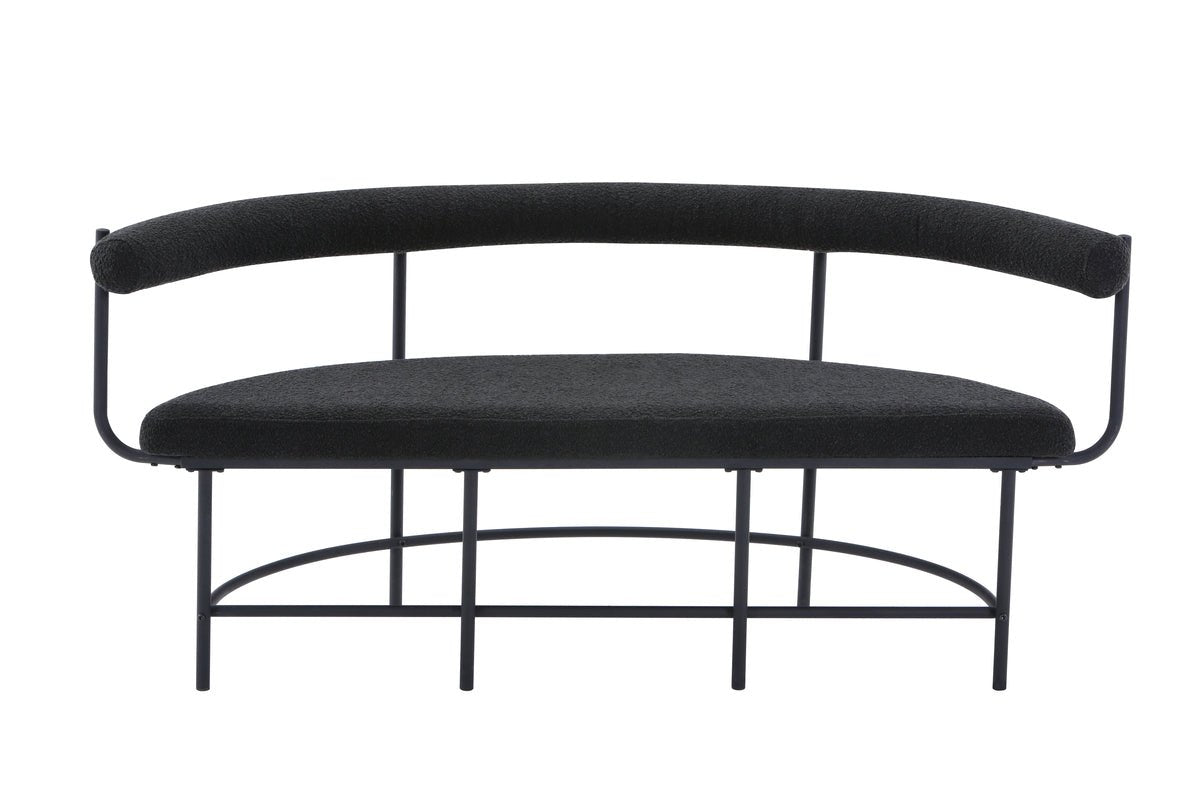 Bench "Ronald" – Available with Bouclé Fabric or PU Leather