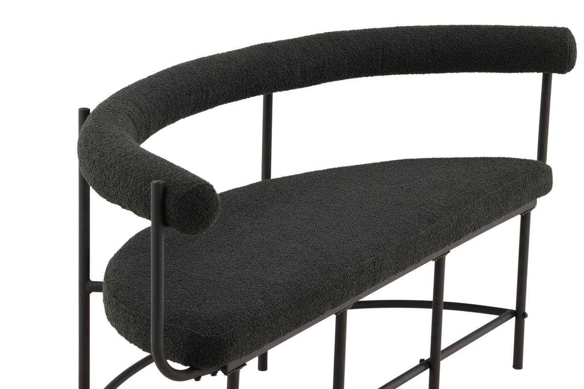 Bench "Ronald" – Available with Bouclé Fabric or PU Leather