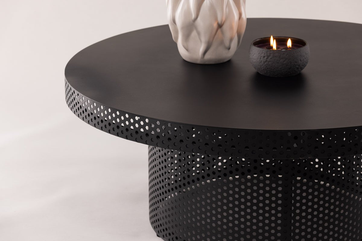 Coffee table Flamo - in industrial look