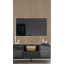 Natural Oak Acoustic Panels 240×60cm (Set of 2)