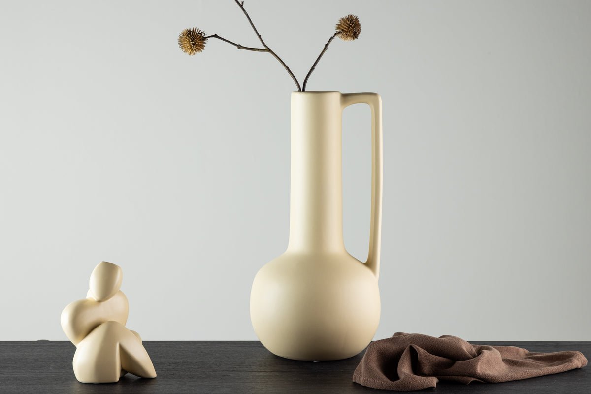 Vase "Solera" – Yellow or Black, Stoneware