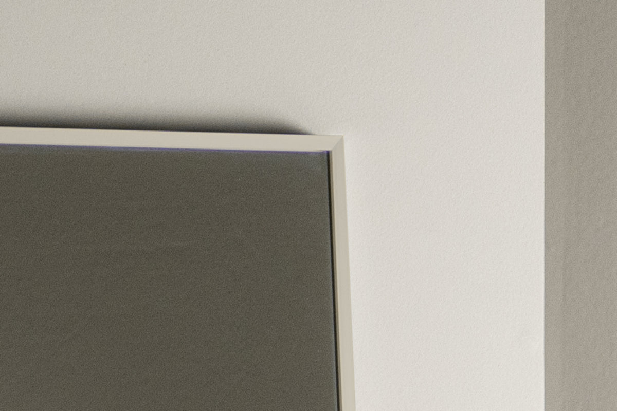 Mirror Morini – with aluminum frame in Beige or silver