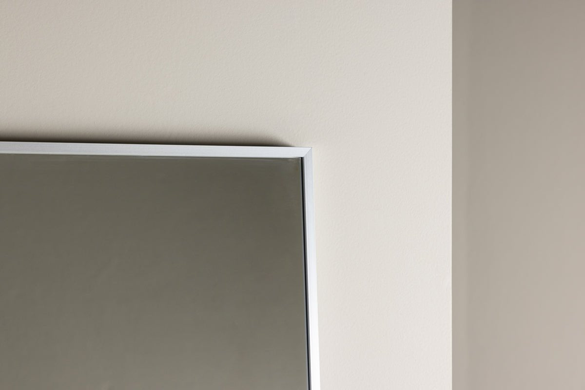 Mirror Morini – with aluminum frame in Beige or silver