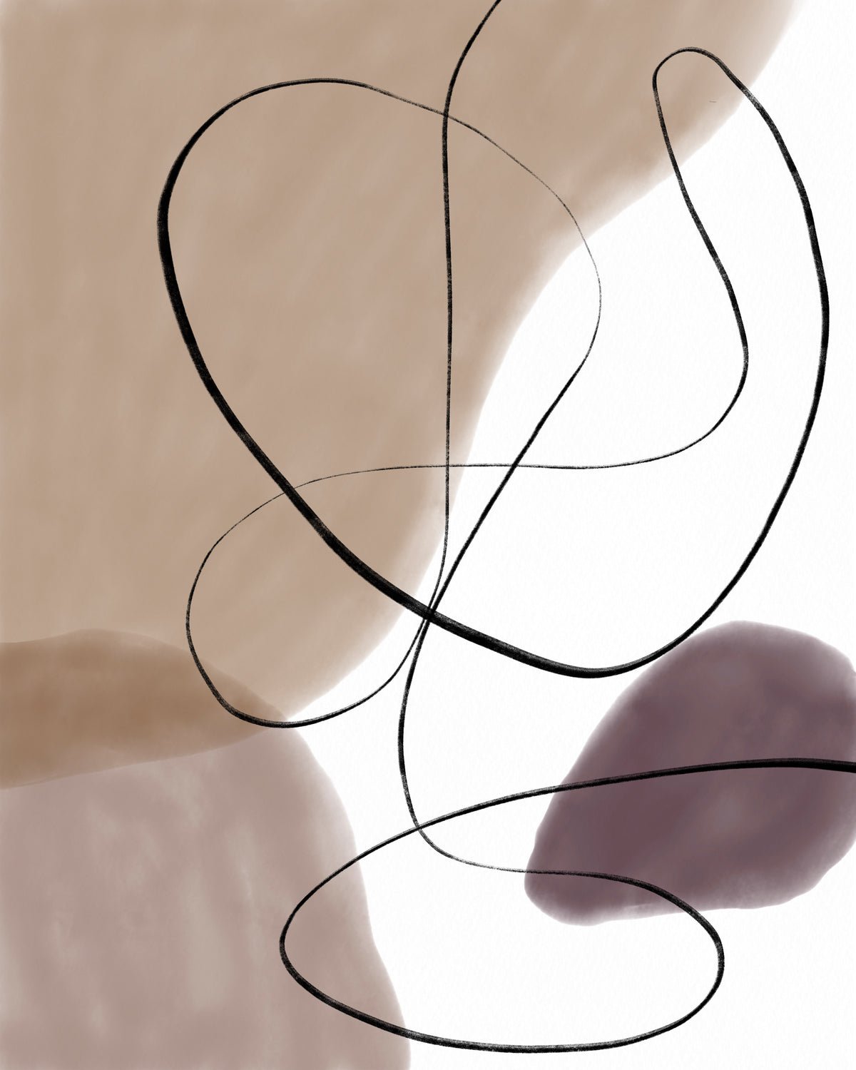 Poster Swirl made of high-quality paper