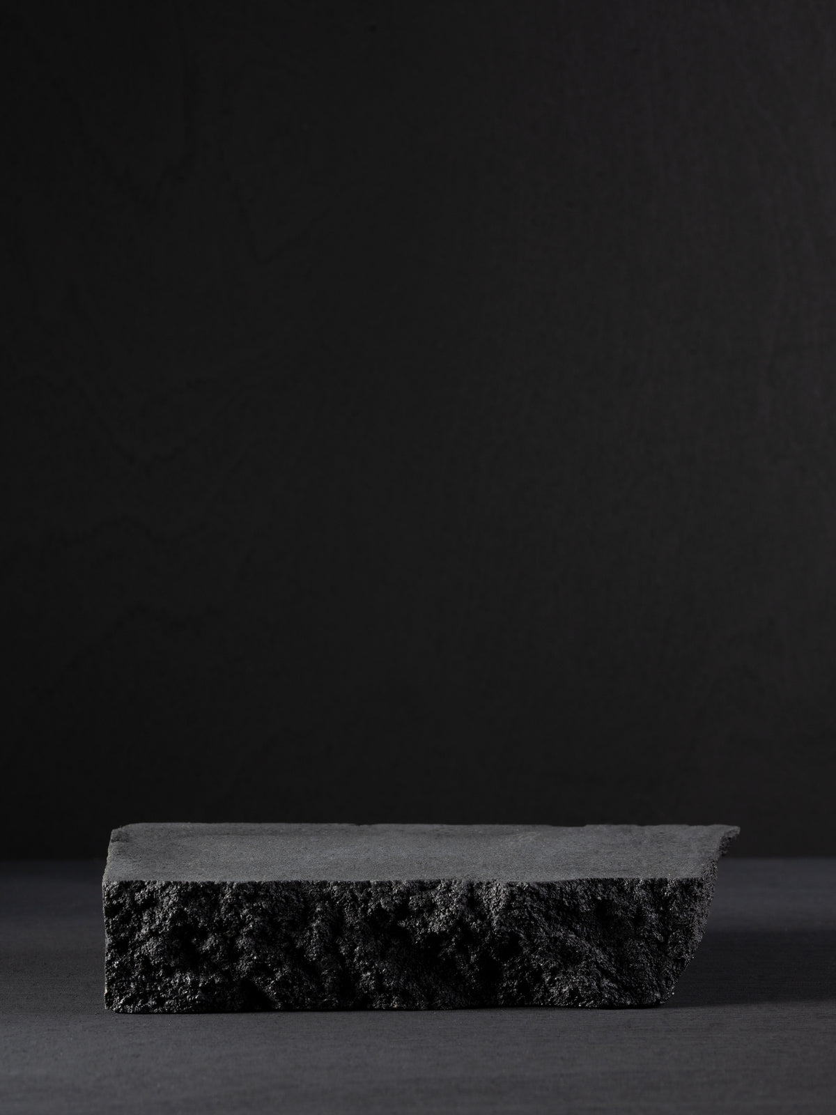 Black poster made of high-quality paper