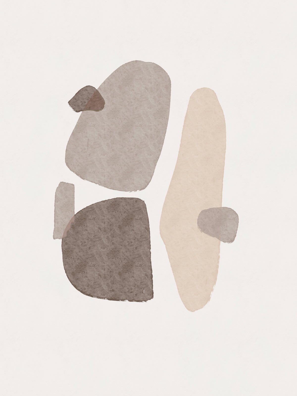 Minimalist poster made of high-quality paper