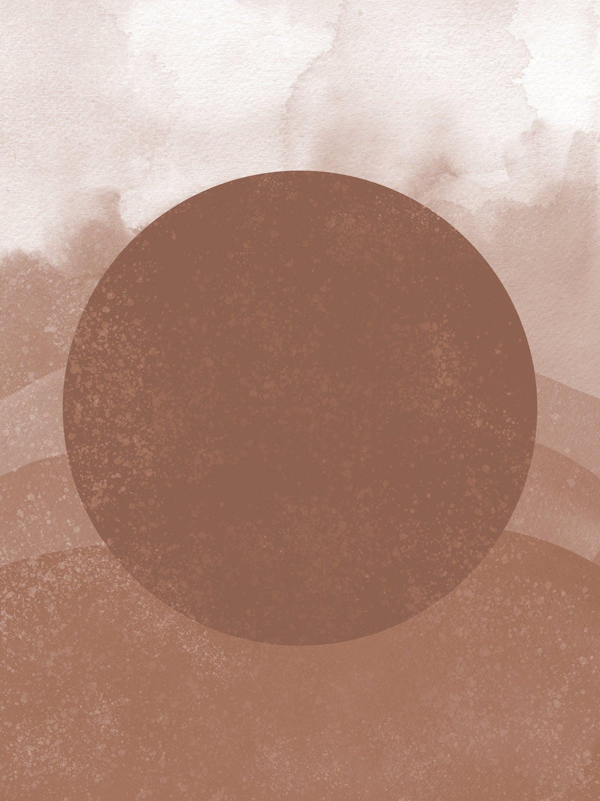 Poster Concentric made of high-quality paper