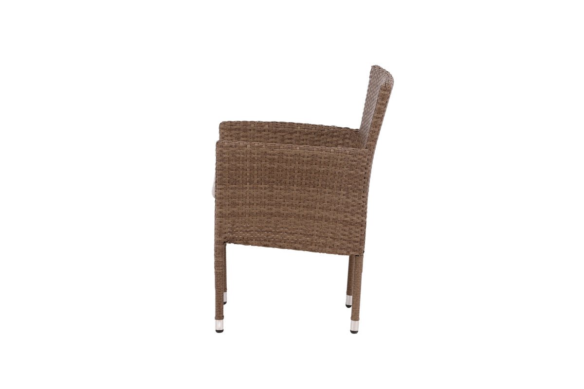 2er Set - Marina Gartenstuhl in Rattanoptik