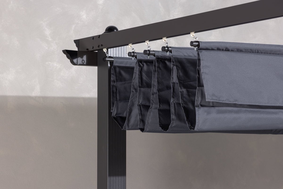 Pergola Sora - with gray polyester roof