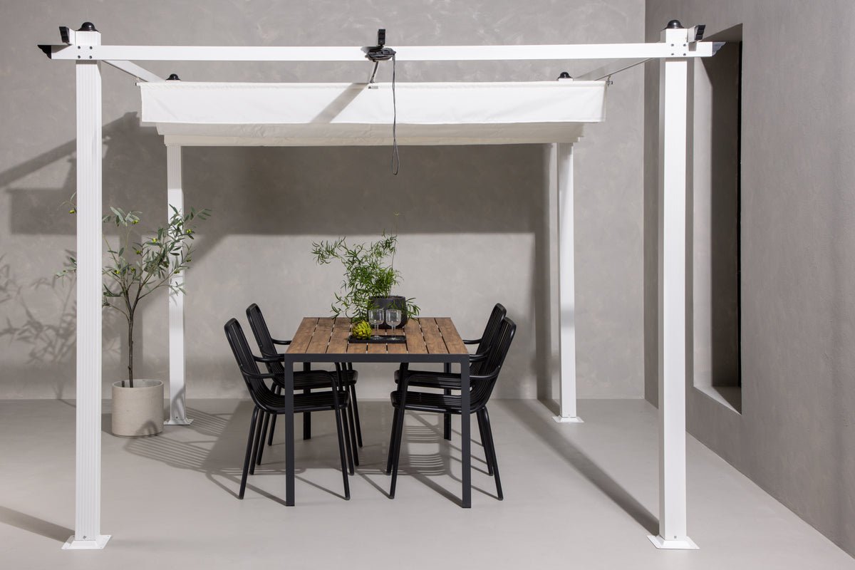 Garden Pavilion Cleo - with white polyester roof