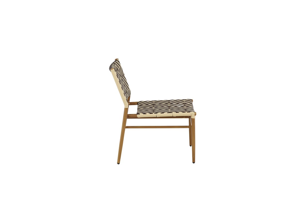 Garden chair Carla - made of rattan in Beige and brown tones