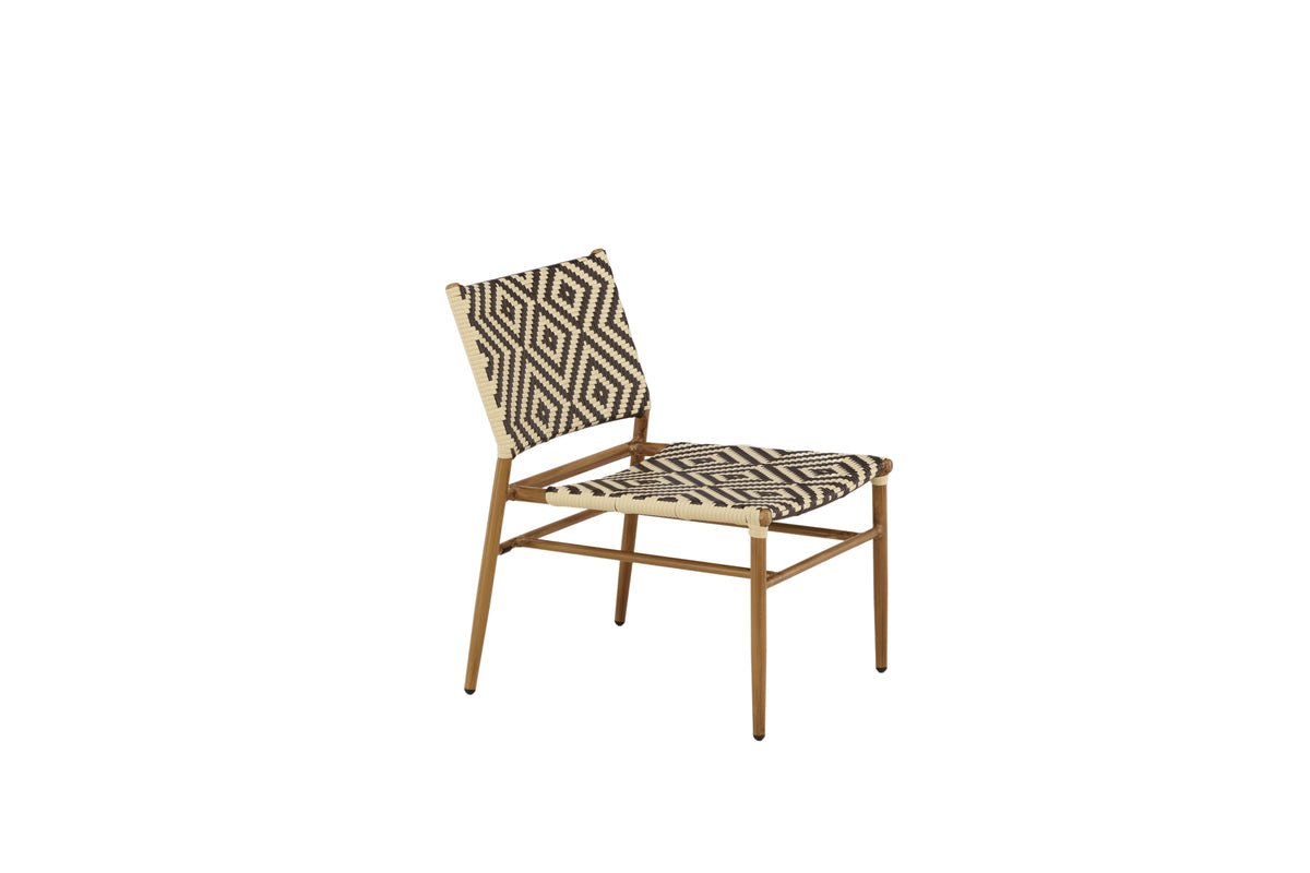 Garden chair Carla - made of rattan in Beige and brown tones
