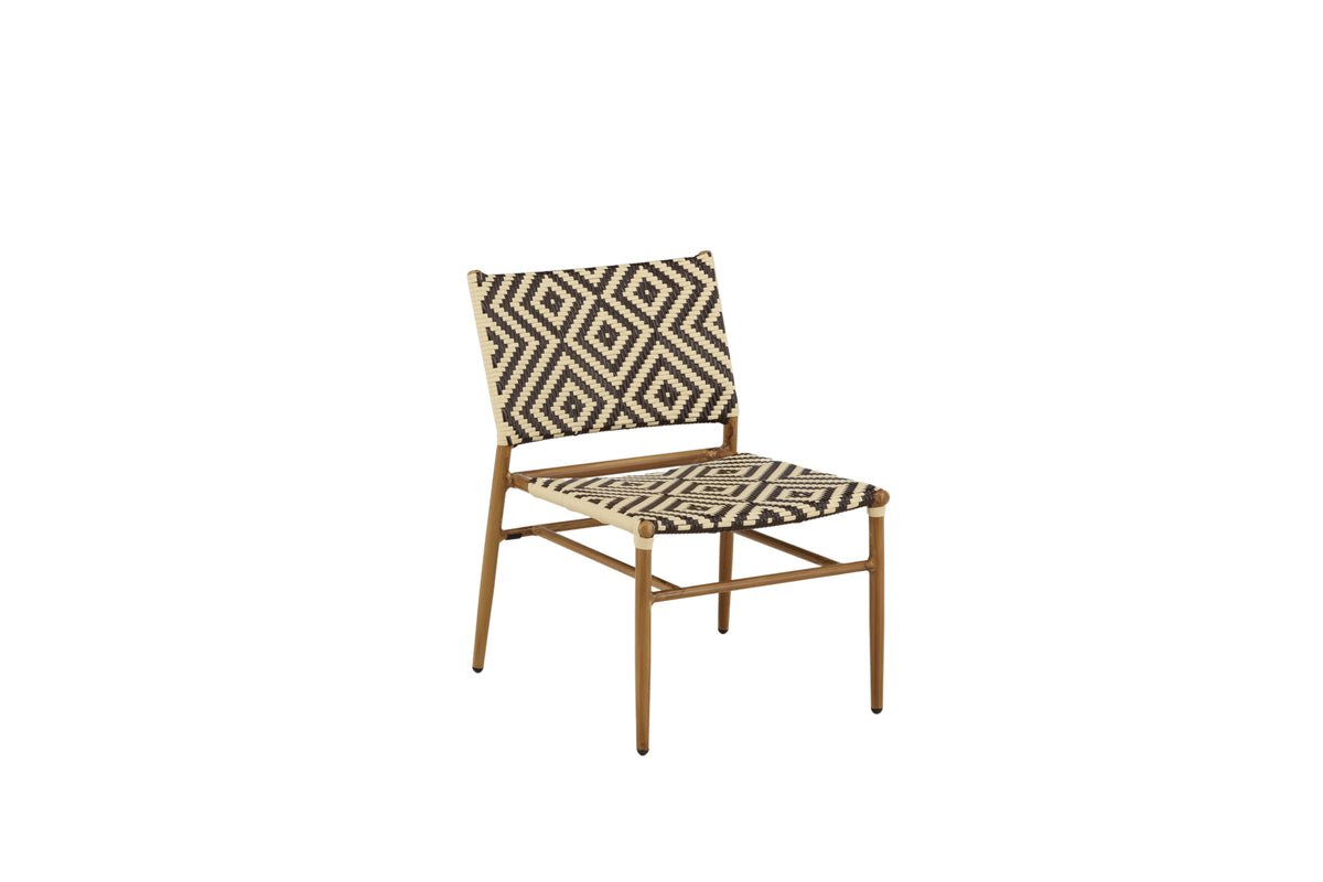 Garden chair Carla - made of rattan in Beige and brown tones