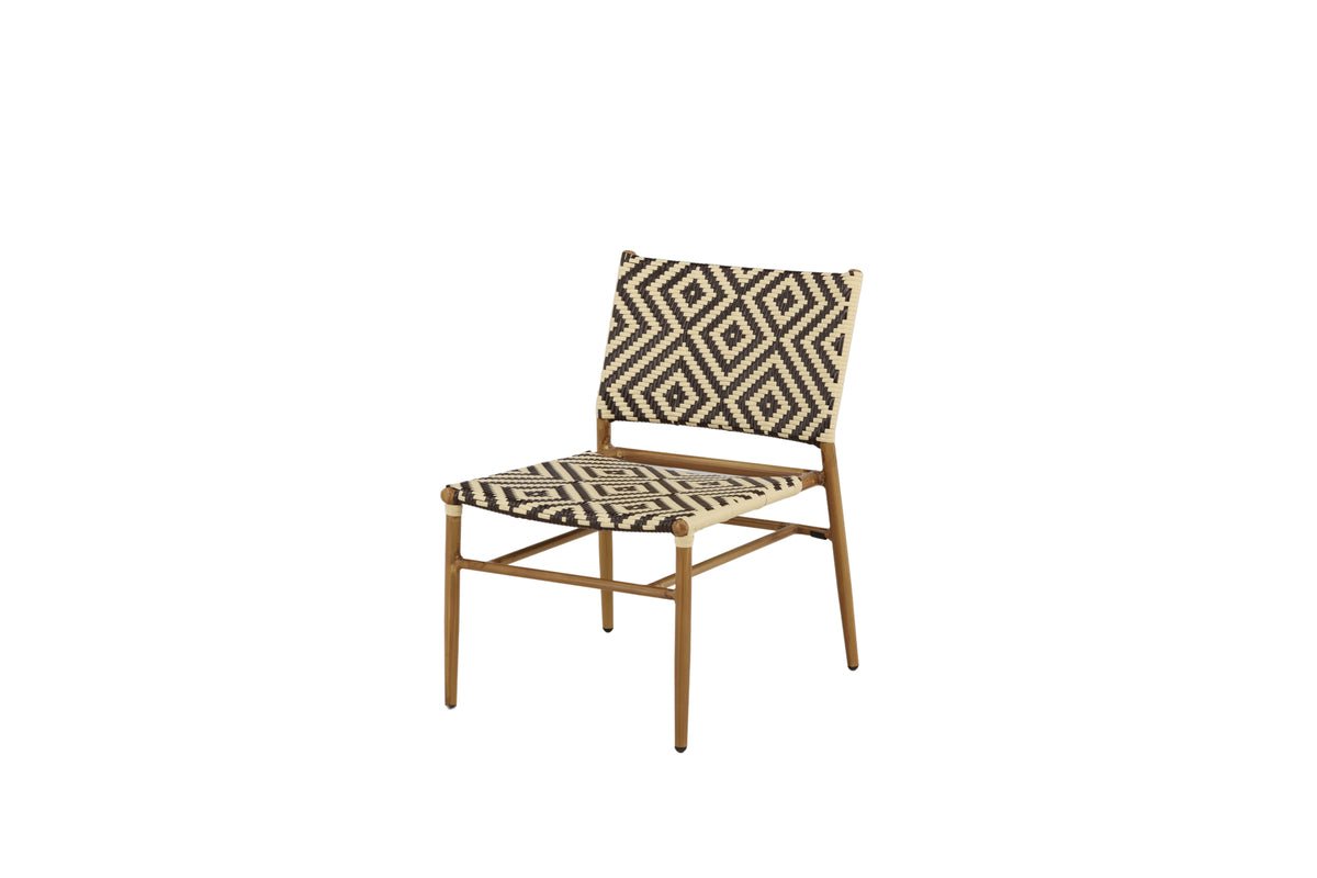 Garden chair Carla - made of rattan in Beige and brown tones