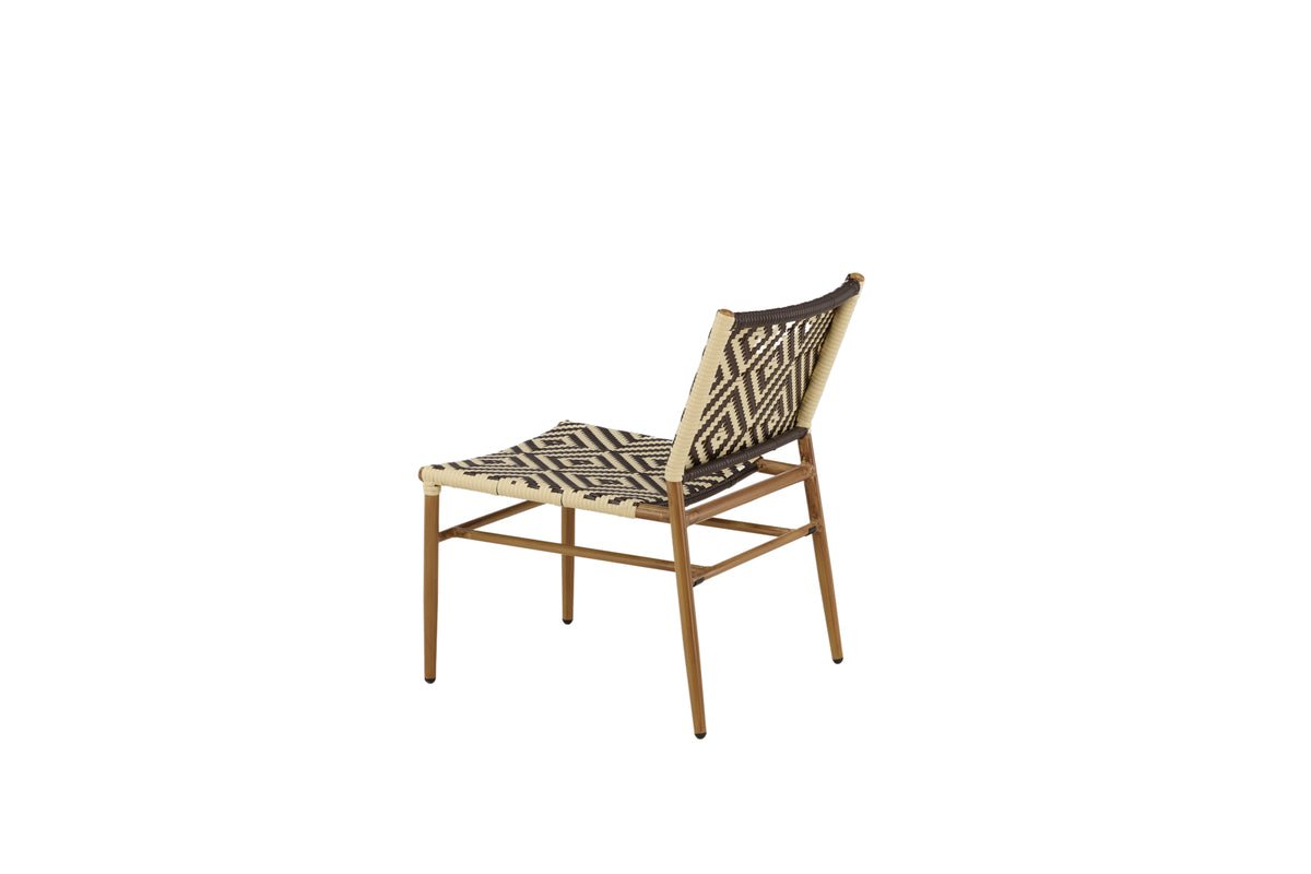 Garden chair Carla - made of rattan in Beige and brown tones