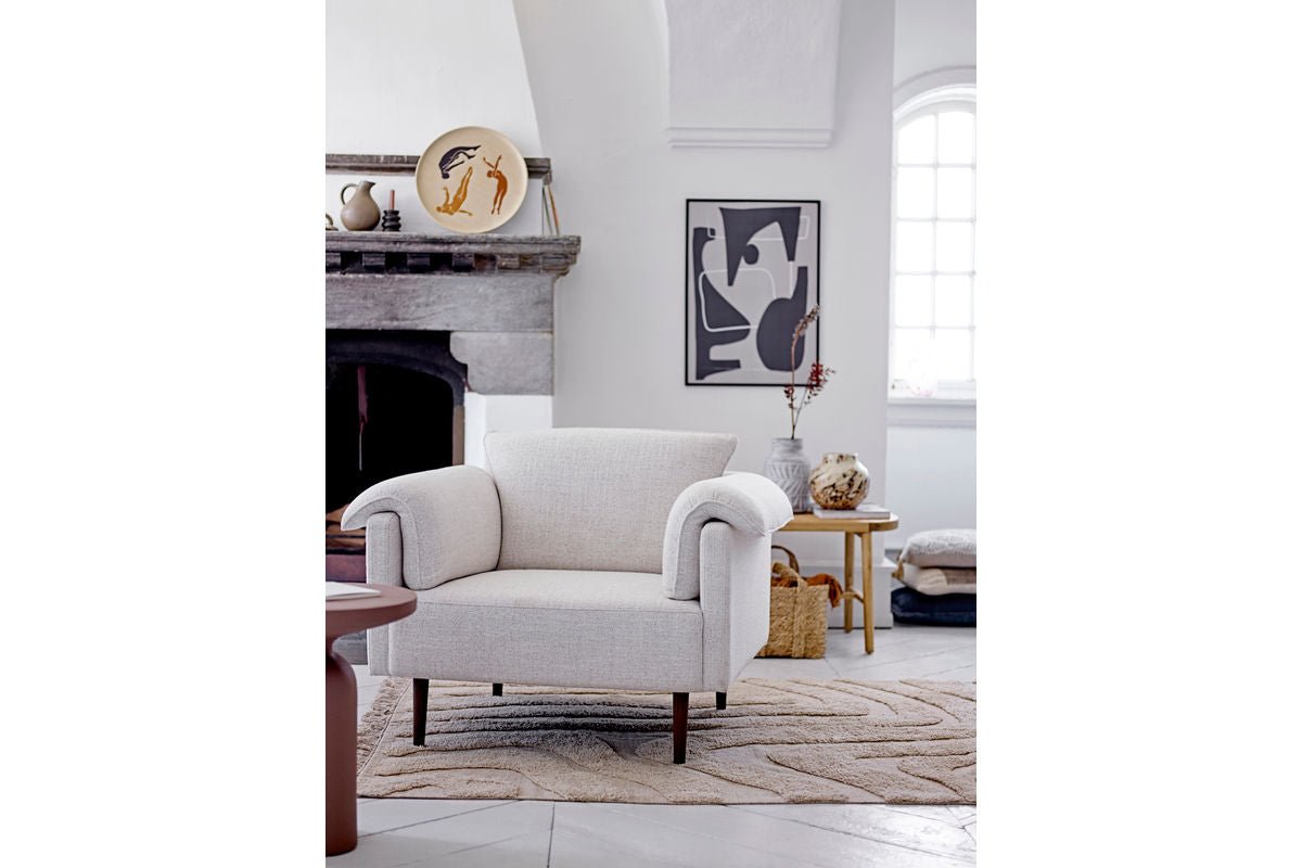 Vase "Gypsi" - gray dust effect made of ceramic