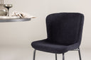 2er Set - Stuhl Parisienne mit weichem Bouclé
