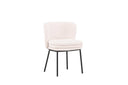 2-piece set - Chair Antonia with soft bouclé seat surface