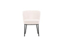 2-piece set - Chair Antonia with soft bouclé seat surface