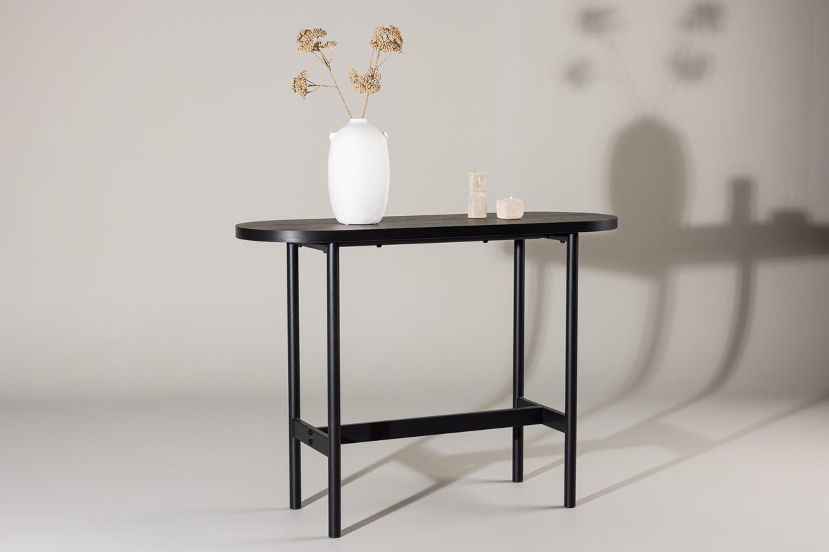 Side table Velo – with steel frame in Black