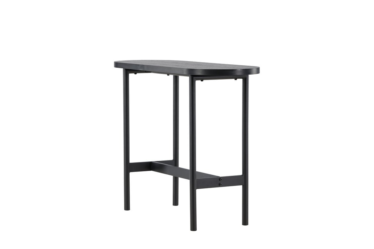 Side table Velo – with steel frame in Black