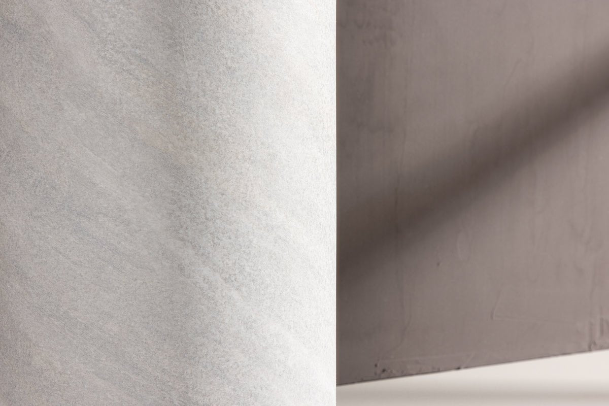 Coffee table/side table Marlo - cylindrical shape in gray