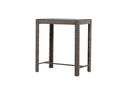 Garden Bar Table Bärbel - High Table made of Wicker with Glass Top