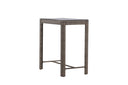 Garden Bar Table Bärbel - High Table made of Wicker with Glass Top