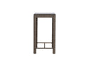 Garden Bar Table Bärbel - High Table made of Wicker with Glass Top