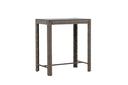 Garden Bar Table Bärbel - High Table made of Wicker with Glass Top
