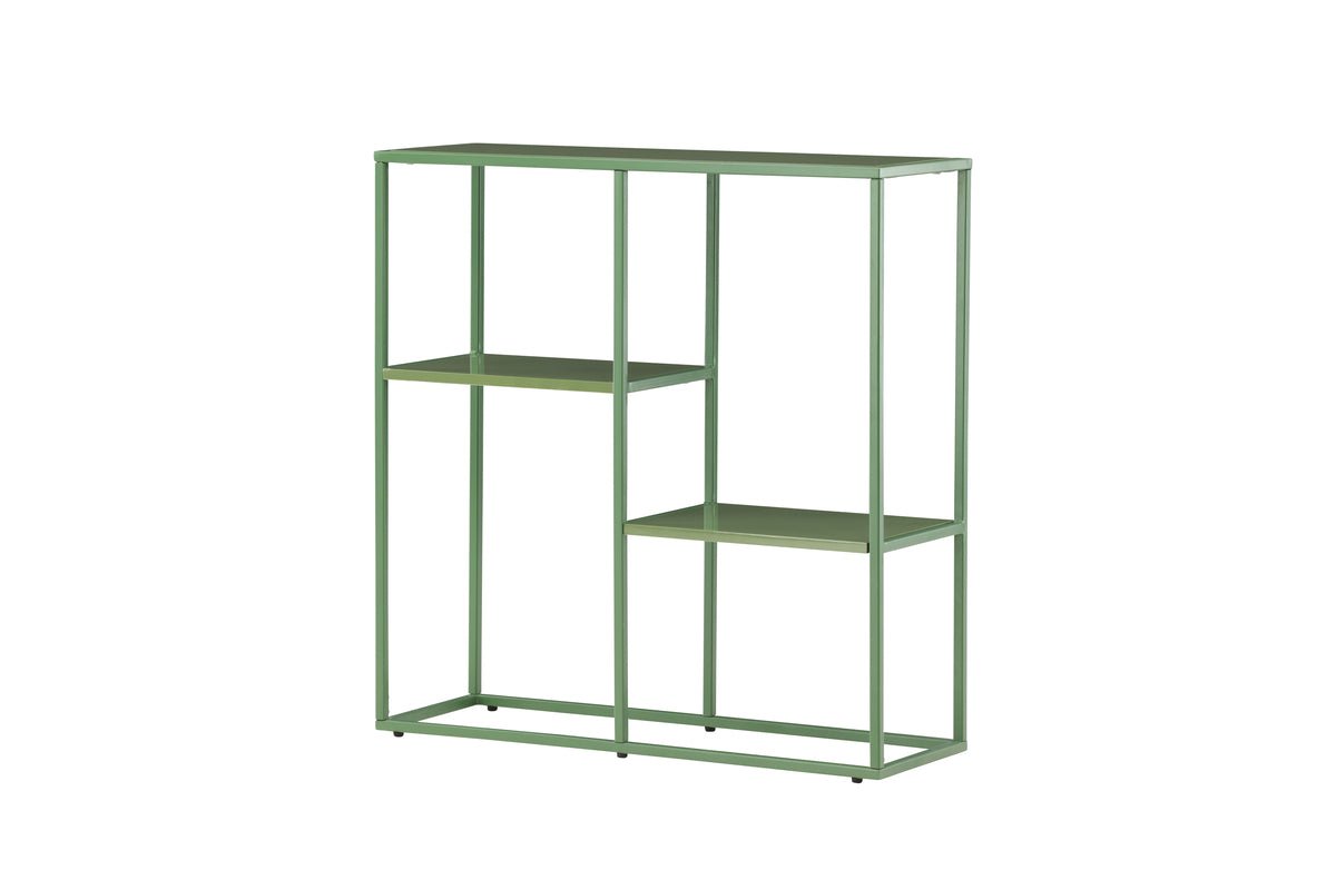 Regal Livorno – kompaktes Stahlregal in Grün