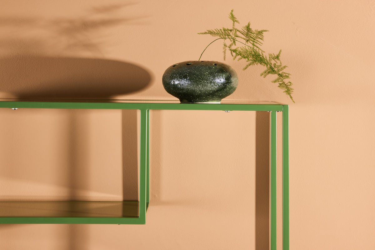 Shelf Verona – modern steel shelf in Green or White