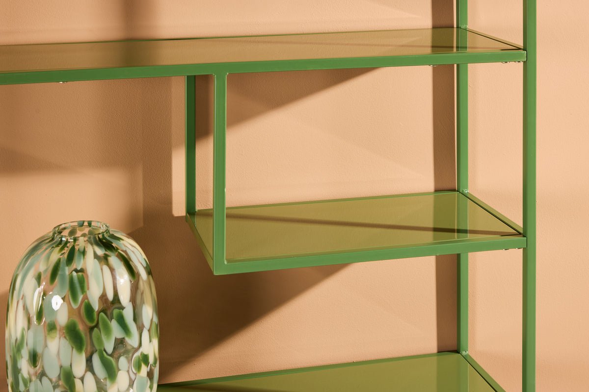 Shelf Verona – modern steel shelf in Green or White