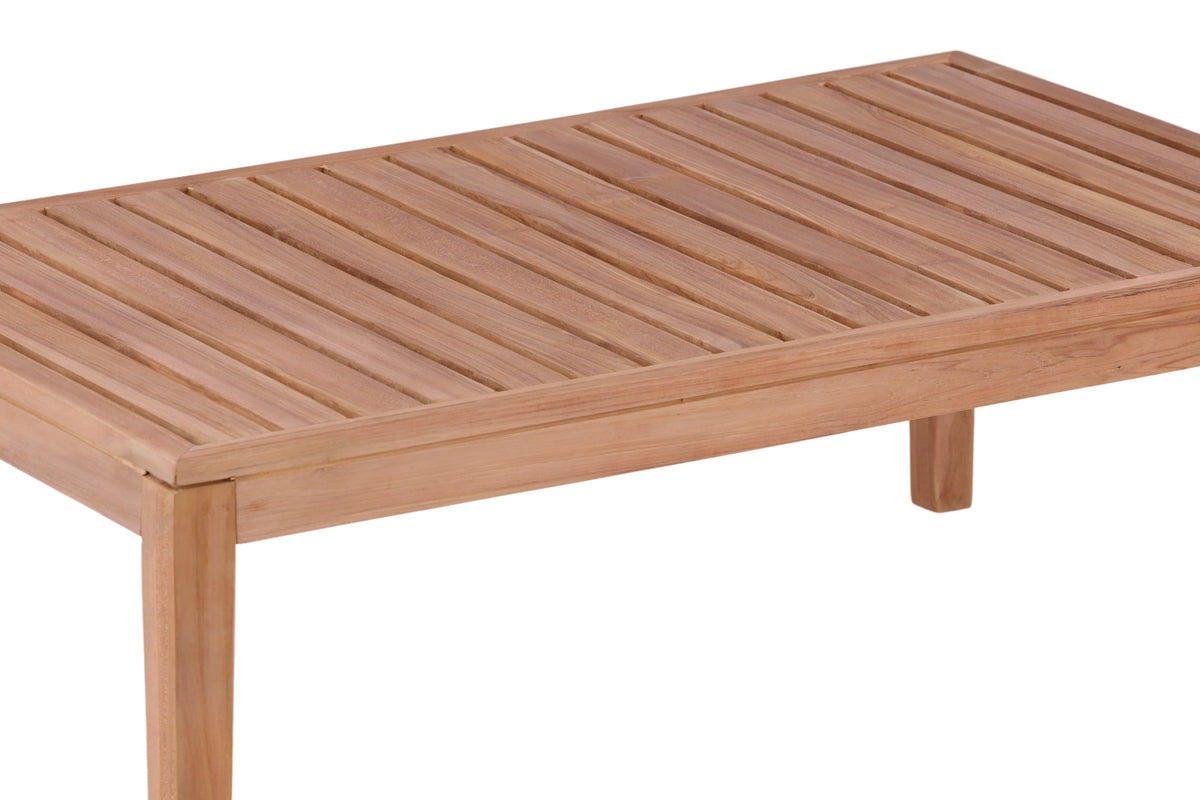 Garden Coffee Table Albania - Made of Teak Wood in Natural Look