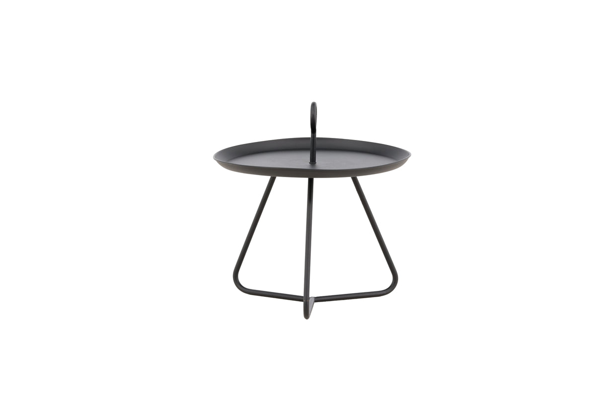 Garden Side Table Moeve - Ø40 made of black steel