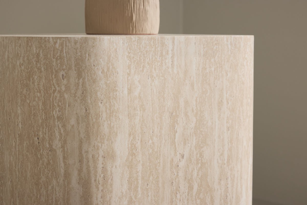 Side table Alira – in soft Beige