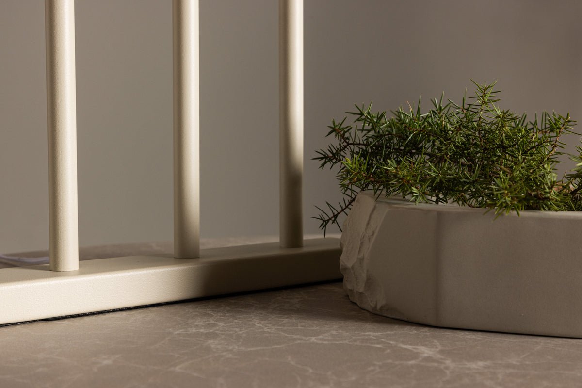 Advent candle holder Lysheim - noble Beige, 4 candles