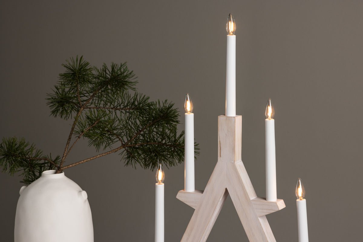 Christmas Lighting Winter Glow - atmospheric Advent candle holder