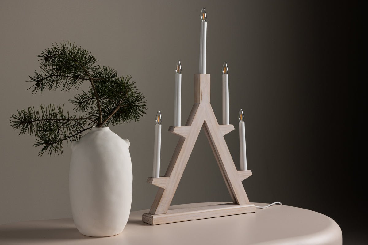 Christmas Lighting Winter Glow - atmospheric Advent candle holder