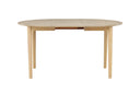 Facile dining table - oval extendable dining table stained