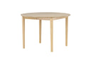Facile dining table - oval extendable dining table stained